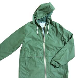 Womens Green Hooded Jacket